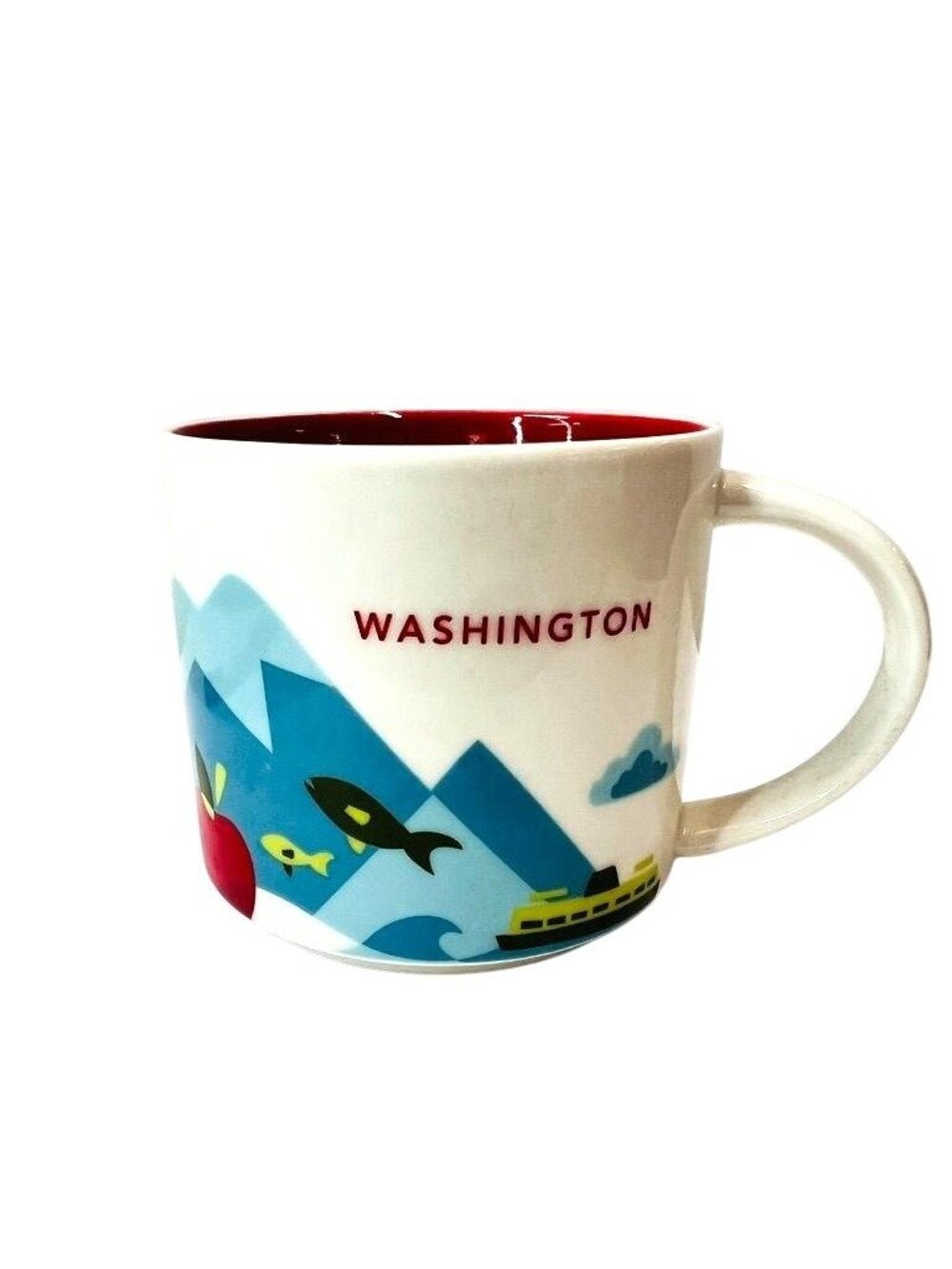 Starbucks Washington State You Are Here Collection Ceramic Coffee Mug 14 oz (201